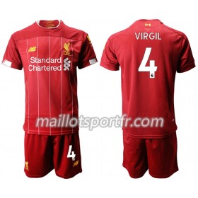 Maillot de Foot Liverpool VIRGIL 4 Enfant Domicile 2019/20